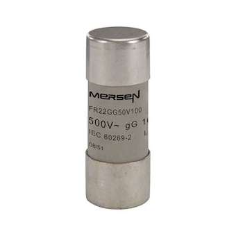 Fusible taille 22x58 - gG - 100A - 500V|Mersen ( ex ferraz shawmut )-FEZE218205