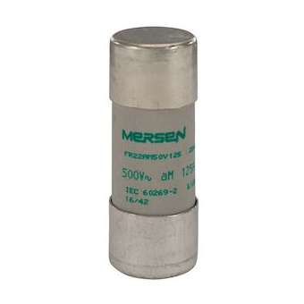 Fusible taille 22x58 - aM - 125A - 500V|Mersen ( ex ferraz shawmut )-FEZJ218209