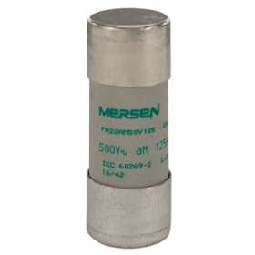 Fusible taille 22x58 - aM - 125A - 500V|Mersen ( ex ferraz shawmut )-FEZJ218209