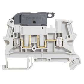 Bloc jonc Viking3 à vis - 1 jonction - pr cartouche fusible 5x20 gris - pas 6|Legrand-LEG037181