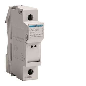 Coupe-circuit 1P 32A 690V L38 1M|Hager-HAGLSN501
