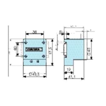 H57 Adaptor Rail Din Chm48|Crouzet-CRT26546845
