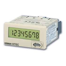 48x24 mm, ip66, lcd 8 chiffres, comptage, batterie incluse, entrée vc.a./vc.c.,|Omron electronics-OMRH7EC-NFV