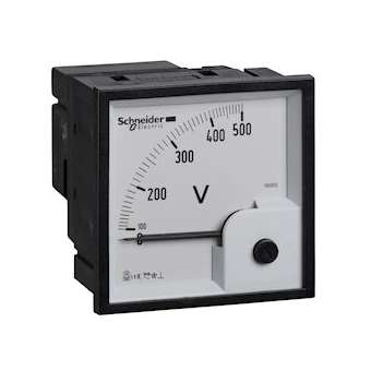 PowerLogic - voltmètre analogique - encastré - 72x72mm - 0 à 500 V|Schneider Electric-SCH16005