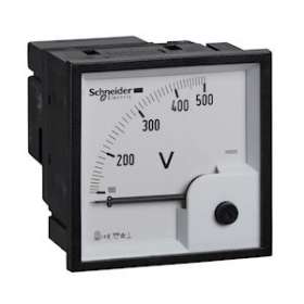 PowerLogic - voltmètre analogique - encastré - 72x72mm - 0 à 500 V|Schneider Electric-SCH16005