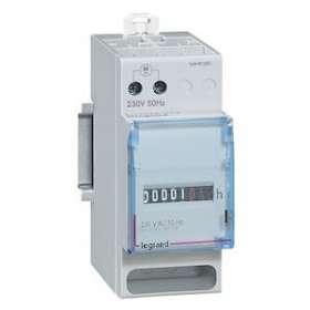 Compteur horaire totalisateur affichage numérique - 230V~ - 50Hz - 2 modules DIN|Legrand-LEG004694