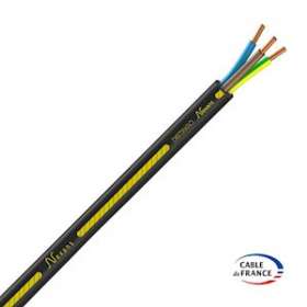 Câble rigide R2V Distingo cuivre 3G2,5 couronne de 25m|Fils et Câbles Druise-FILR2V3G2,5B25