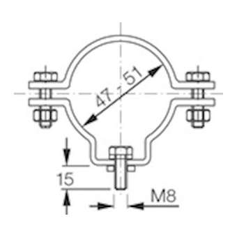 R24 Colliers de fixation (2p)|Eaton Ceag-CF150227