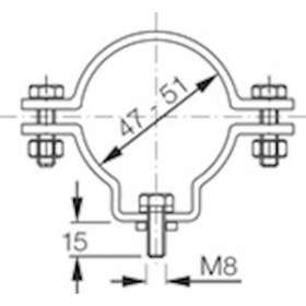 R24 Colliers de fixation (2p)|Eaton Ceag-CF150227
