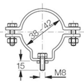 R12 Colliers de fixation (2p)|Eaton Ceag-CF150021