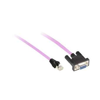 Lexium - câble précablé Canopen - 1xRJ45/1xSUB-D 9 femelle -3m|Schneider Electric-SCHVW3M3805R030