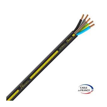 Câble rigide R2V Distingo cuivre 5G2,5 couronne de 25m|Fils et Câbles Druise-FILR2V5G2,5B25