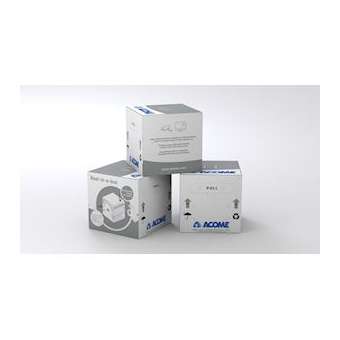 câble F/UTP cat6a INT/EXT LSOH-FR 4P boite 200m noir Dca|Acome-ACOR7690A-RB200