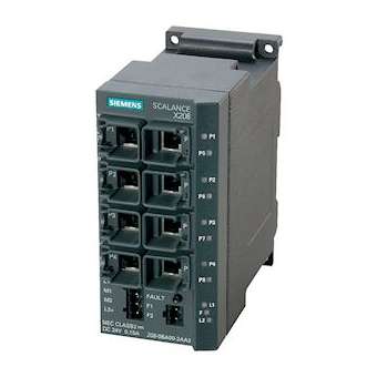 SCALANCE X208, 8x RJ45 10/100Mbit/s|Siemens Industries et Infrastructures-SIE6GK5208-0BA10-2AA3