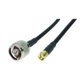Câble coaxial antenne 1.2 mètre faible perte|Acksys communications systems-AY2WL-CAB240-RPSNM-1M
