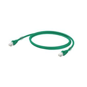 Câble de brassage - PUR vert - cat6 - droit|Weidmuller-WEI1251590030