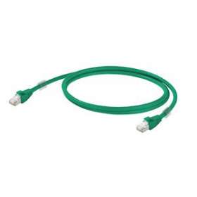 Câble de brassage - PUR vert - cat6 - droit|Weidmuller-WEI1251590030