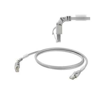 Câble de brassage - PUR vert - cat6 - coudé|Weidmuller-WEI1233160020