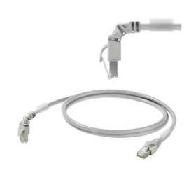 Câble de brassage - PUR vert - cat6 - coudé|Weidmuller-WEI1233160020