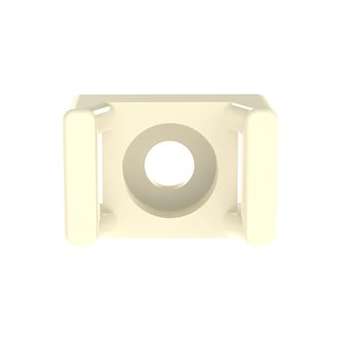 Embase berceau à visser,Attache 4,8mm max.,vis M3,PA 6.6 Naturel,Cdt.100|Panduit Composants Industriels-PNUTM2S6-C