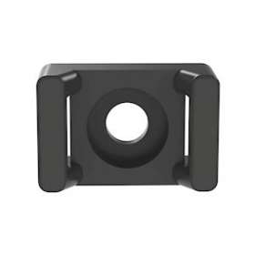 Embase berceau à visser,Attache 4,8mm max.,vis M4,PA 6.6 Noir UV,Cdt.100|Panduit Composants Industriels-PNUTM2S8-C0