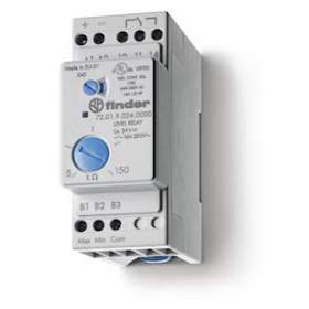 Relais contrôle niveau 1RT 16A 230 à 240V AC, sensibilité réglable 5 à 150K'|Finder-FID720182400000