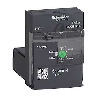 TeSys LUCB - unité de contrôle évolutif - classe 10 - 0,35..1,4A - 24Vcc|Schneider Electric-SCHLUCB1XBL