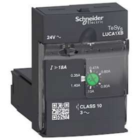 TeSys LUCA - unité de contrôle standard - classe 10 - 0,35..1,4A - 24Vca|Schneider Electric-SCHLUCA1XB
