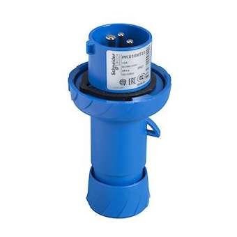 PratiKa - fiche mobile industrielle droite - 16 A - 2P+T - 200-250 V CA - IP67|Schneider Electric-SCHPKX16M723