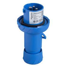 PratiKa - fiche mobile industrielle droite - 16 A - 2P+T - 200-250 V CA - IP67|Schneider Electric-SCHPKX16M723