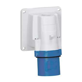 Fiche ou fiche inclinée saillie P17 IP44 16A - 200V~ à 250V~ - 2P+T|Legrand-LEG057584