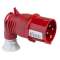 PratiKa - fiche mobile industri. coudée 90DEG - 16 A - 3P+T - 380-415 V CA - IP4