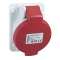 PratiKa - socle de prise industrielle coudée 16 A - 3P+N+T - 380-415 V CA - IP44|Schneider Electric-SCHPKY16F435
