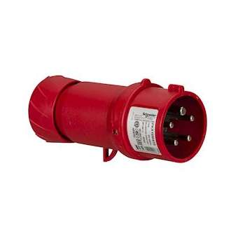 PratiKa - fiche mobile industrielle droite - 16 A - 3P+N+T - 380-415 V CA - IP44|Schneider Electric-SCHPKX16M435