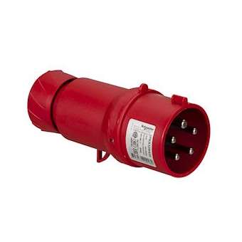 PratiKa - fiche mobile industrielle droite - 32A - 3P+N+T - 380-415 V CA - IP44|Schneider Electric-SCHPKX32M435