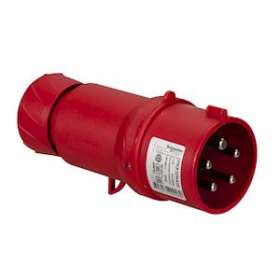 PratiKa - fiche mobile industrielle droite - 32A - 3P+N+T - 380-415 V CA - IP44|Schneider Electric-SCHPKX32M435
