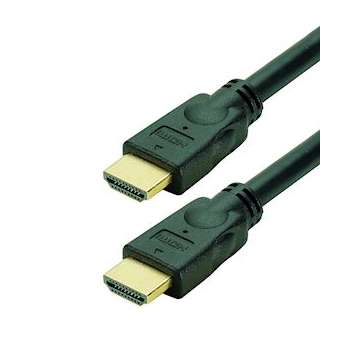 Cordon HDMI A M/M - PERFORM - 4K/60ips HDR 4:2:0 - gaine pvc noire - OR - 10m|Erard-EAD7883