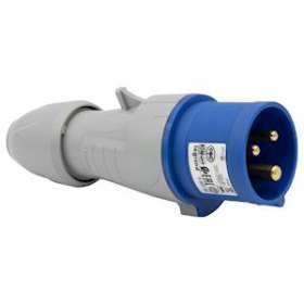 Fiche mobile droite P17 IP44 16A - 200V~ à 250V~ - 2P+T|Legrand-LEG555124