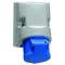 Socle saillie 230V 2P+T 6H 16A IP44