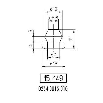 Butée Helavia 15-149 NOIR|Ses Sterling-STG25401510