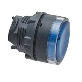 Harmony XB5 - tête bouton poussoir lumineux BA9s - D22 - bleu|Schneider Electric-SCHZB5AW36