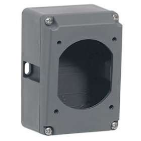 Boîtier réversible simple Hypra pour prise 2P+T IP44, IP66/67-55 16A -plastique|Legrand-LEG052029