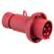 PratiKa - fiche mobile industrielle droite - 32 A - 3P+N+T - 380-415 V CA - IP67