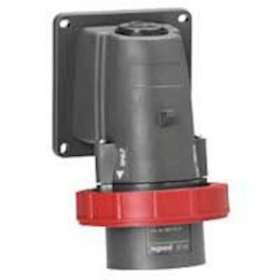 Fiche inclinée fixe Hypra IP66/67-55 32A - 380V~ à 415V~ 3P+T plastique|Legrand-LEG053090