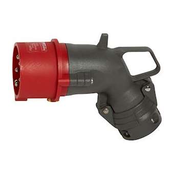 Fiche mobile coudée Hypra IP44 16A - 380V~ à 415V~ - 3P+N+T - plastique|Legrand-LEG052264