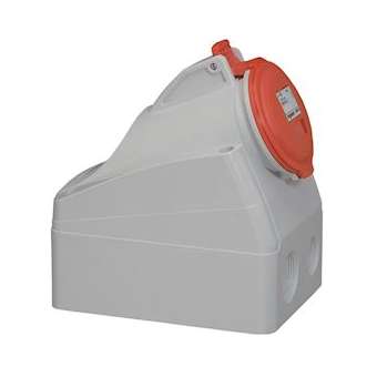 Prise saillie fixe P17 IP44 16A - 380V~ à 415V~ - 3P+T|Legrand-LEG555158