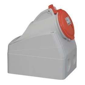 Prise saillie fixe P17 IP44 16A - 380V~ à 415V~ - 3P+T|Legrand-LEG555158