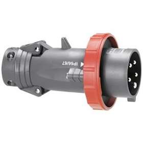 Fiche mobile droite Hypra IP66/67-55 16A - 380V~ à 415V~ - 3P+N+T - plastique|Legrand-LEG051161