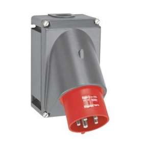 Fiche inclinée Hypra IP44 32A - 380V~ à 415V~ - 3P+N+T - plastique|Legrand-LEG052874