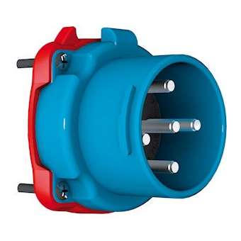 DECONTACTOR DS1 Connecteur Poly bleu Size.2 IP54 3P+T 30A 440V AC|Marechal-MAR3118013